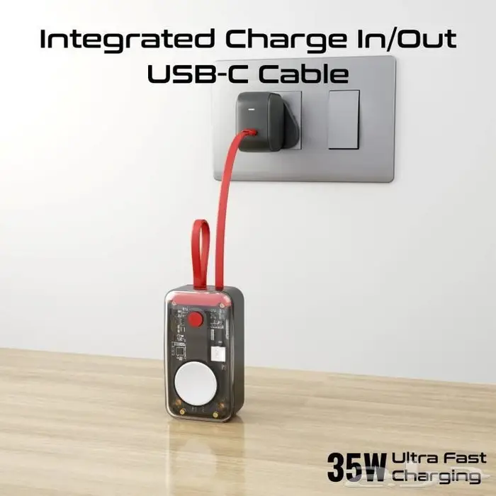 بطارية متنقلة 10 ميلي آمبير وقدرة 35 واط - Promate Mavrix 6