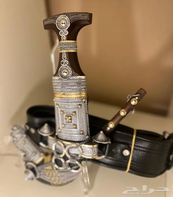 خنجر شبيه الزراف فضة 0