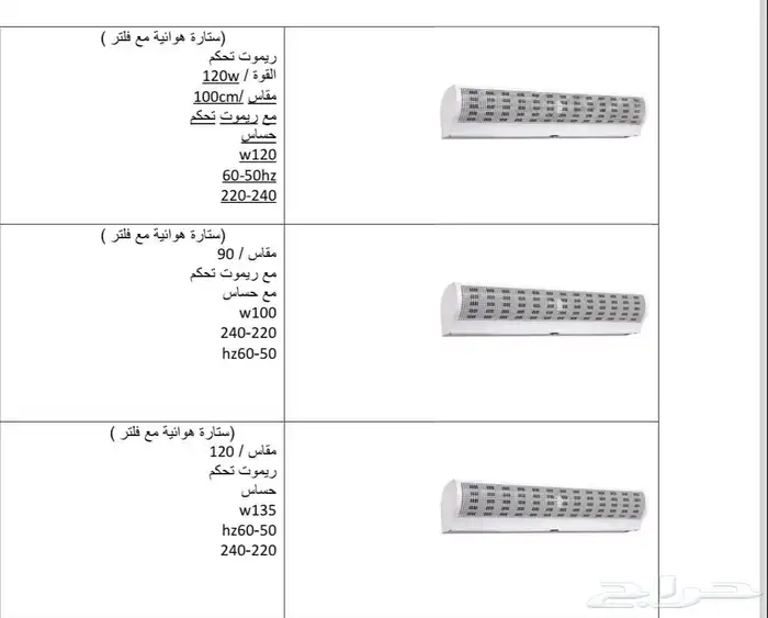 ستارة هوائية ستارة مداخل مطاعم تجهيز كوفيات مطاعم ستانلس 0