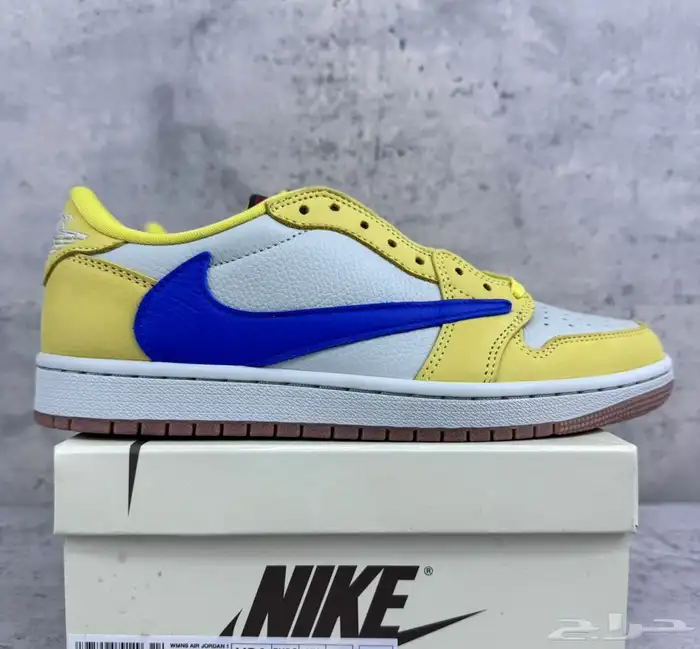 Jordan 1 Retro Low OG SP Travis Scott  Canary 2