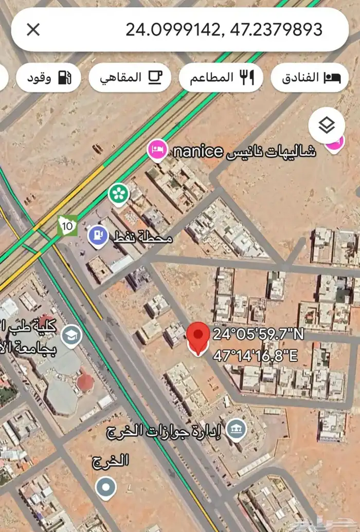 ارض للبيع في الخرج بحي الراشدية 0
