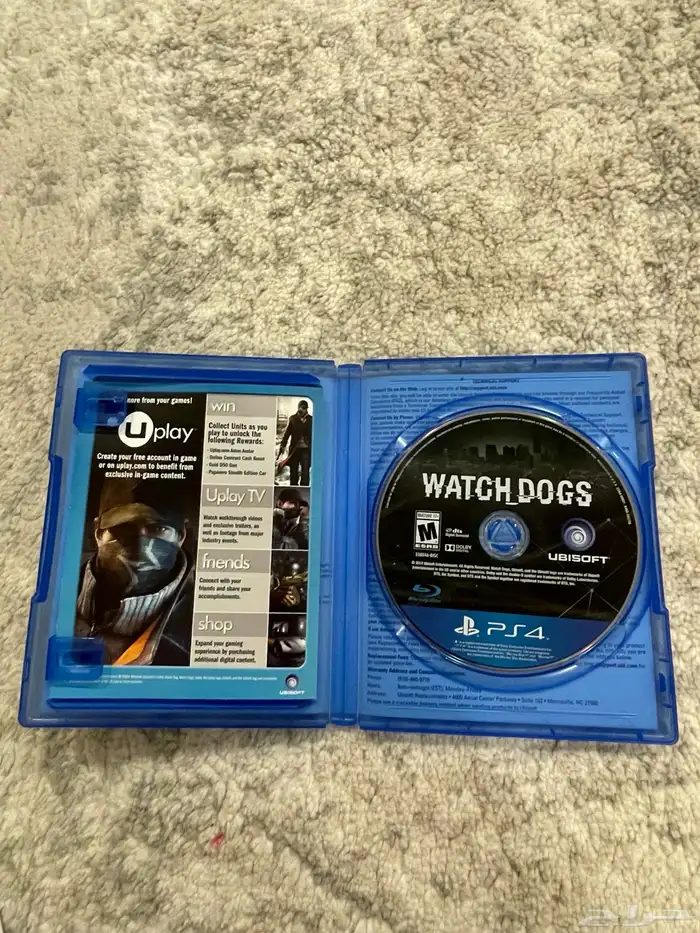 PlayStation 4 watch dog cd 1