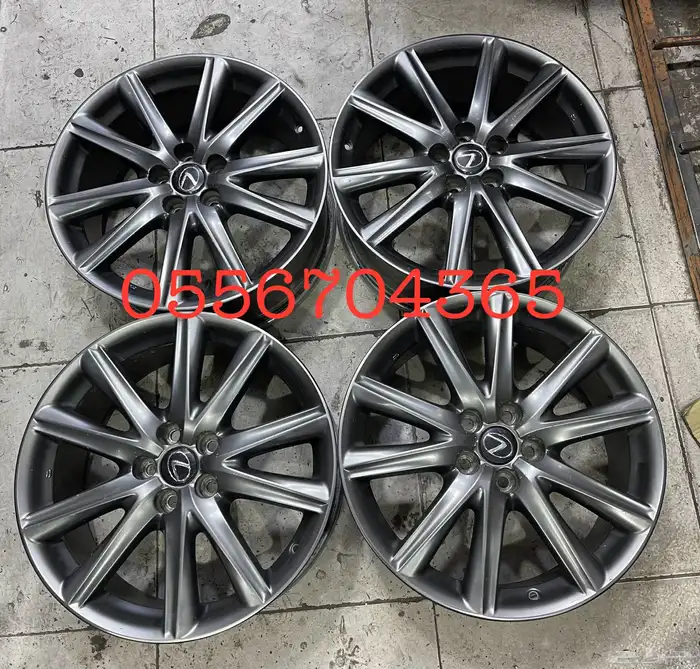 جنوط لكزس GS 350 F مقاس 19 اصلي وكالة موديل 2015 2