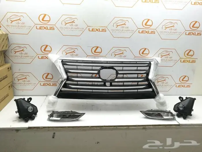 ترهيم تعديل صدام وجهيه لكزس جي GX460 2010 2014 الى شكل 2022 5