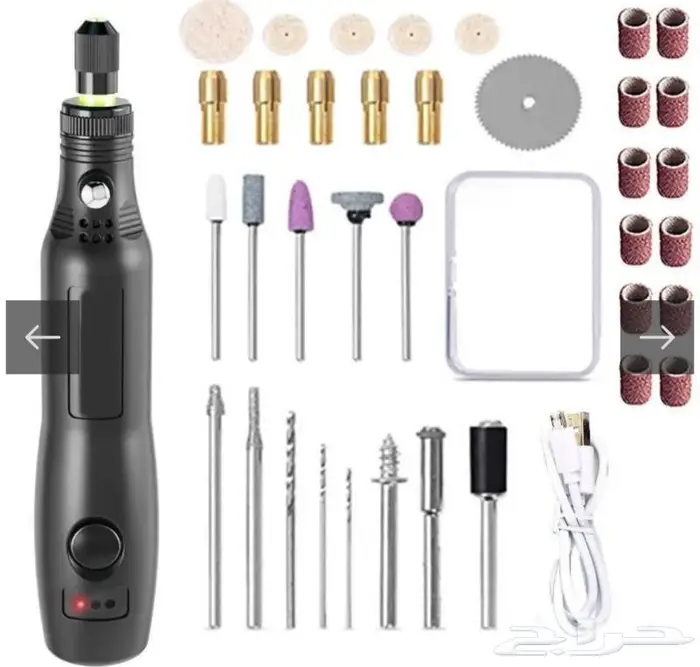 قلم نقش وحفر كهربائي لاسلكي 3 سرعات 2