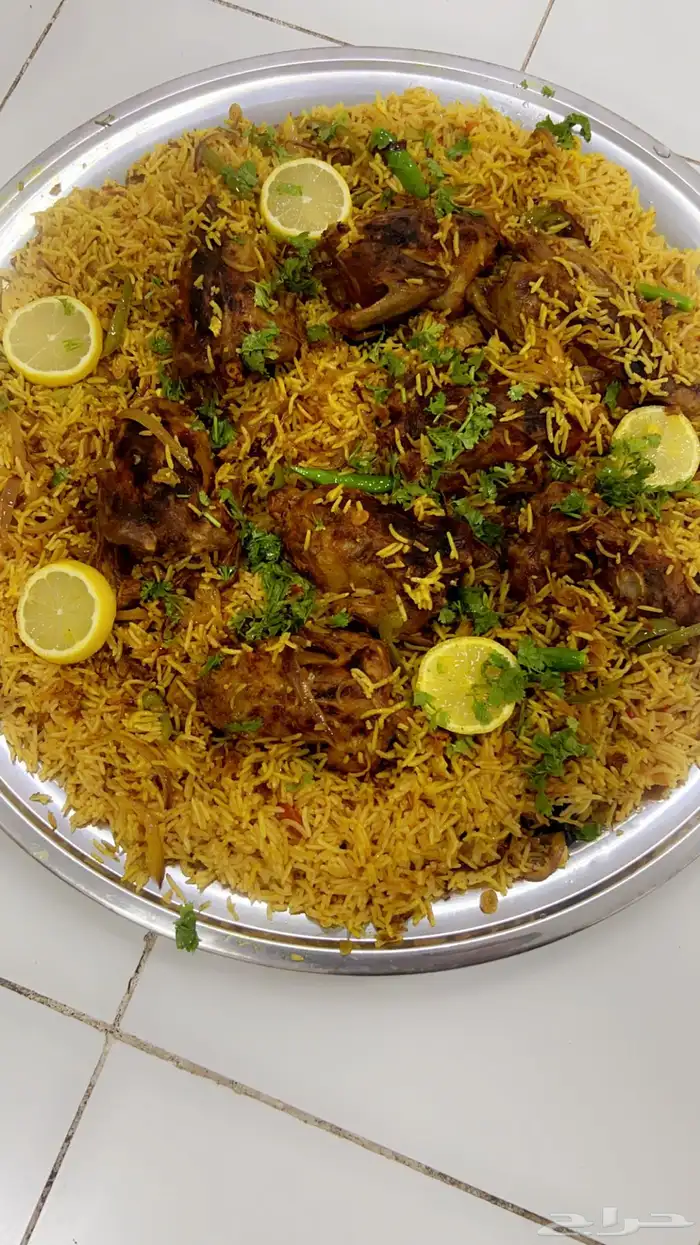 كبسة حمام كبسة حاشي ايدامات سلطات حلا لجمعة غداء الجمعة 3