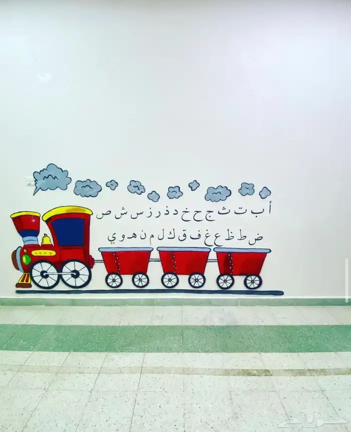 رسم جداريات  مدارس  استراحات  منازل  روضة  حضانة 19