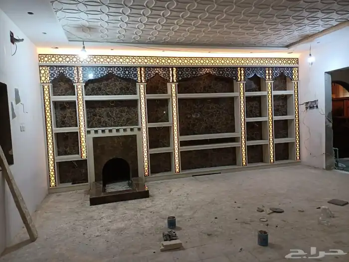 مشبات رخام افران طوب شوايات مدفى شمينه مداخن ديكور 21
