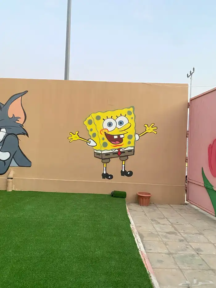 رسم جداريات  مدارس  استراحات  منازل  روضة  حضانة 53