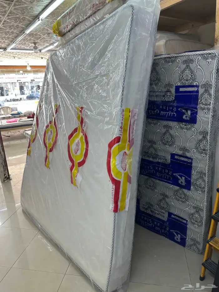 سرير خشب نفرين و نفر دولاب مرتبه سرير جديد 8