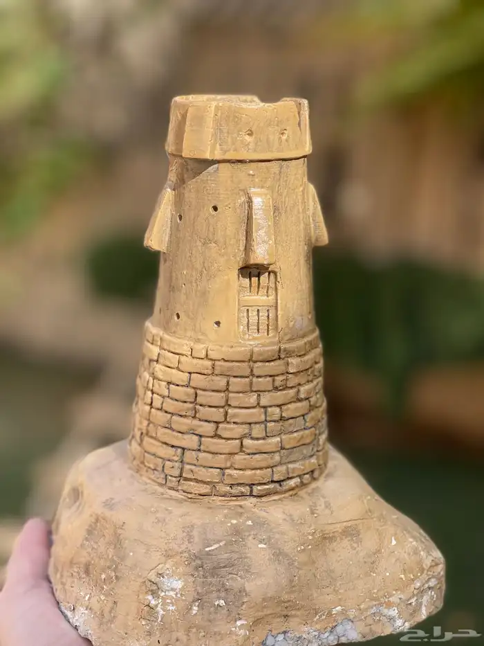 مجسمات صغير لمعالم تراثيه نجدية 6