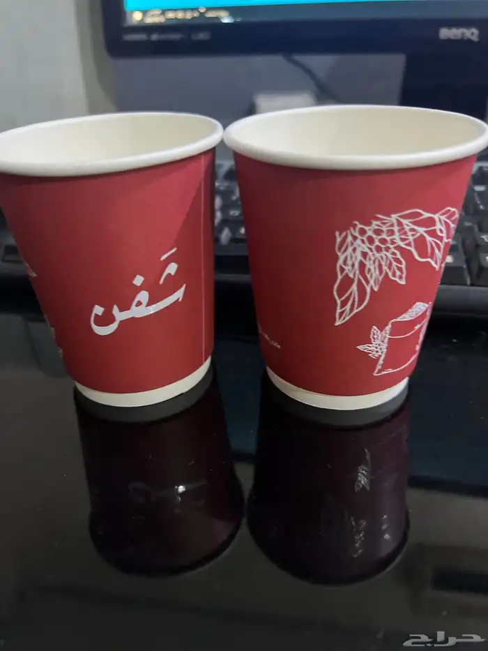 طباعة اكواب بوكس ورق زبده بوكسات ورق تغليف جيك قهوة كوب اكو 0