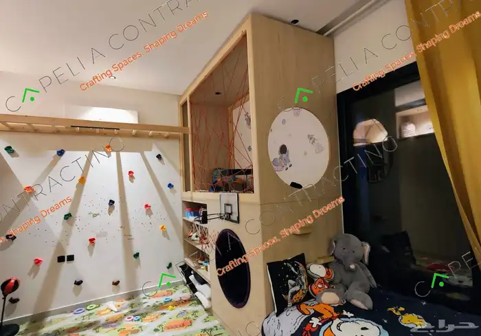 تصميم و تنفيذ غرف ألعاب أطفال 0