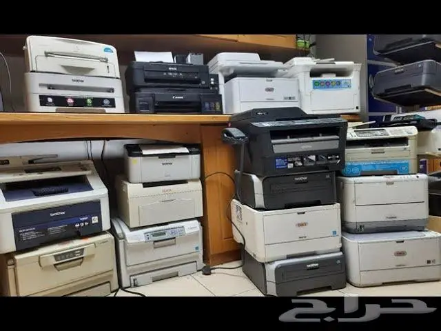 صيانه طابعات والكمبيوتر يوجد جميع انواع الاحبار 8