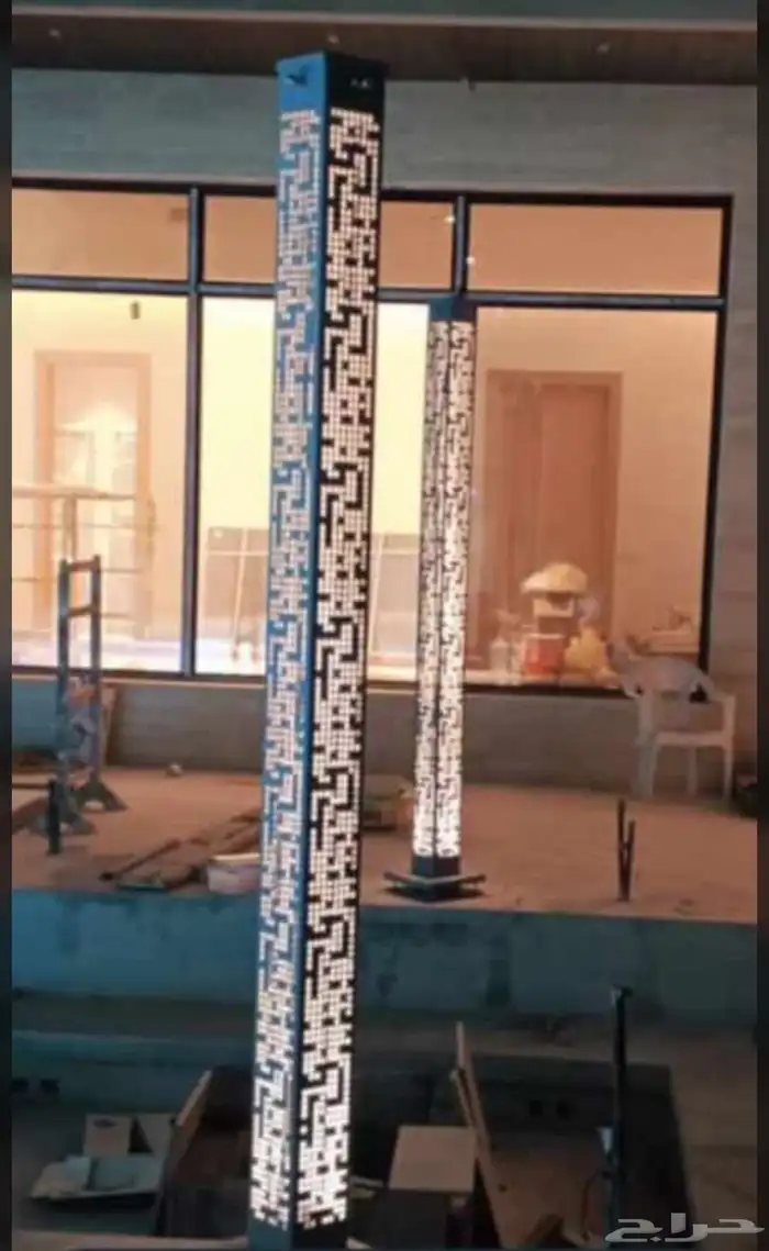 اعمدة شوارع وكشافات وفوانيس وقواعد خرسانيه وأعمدة ديكورية 6