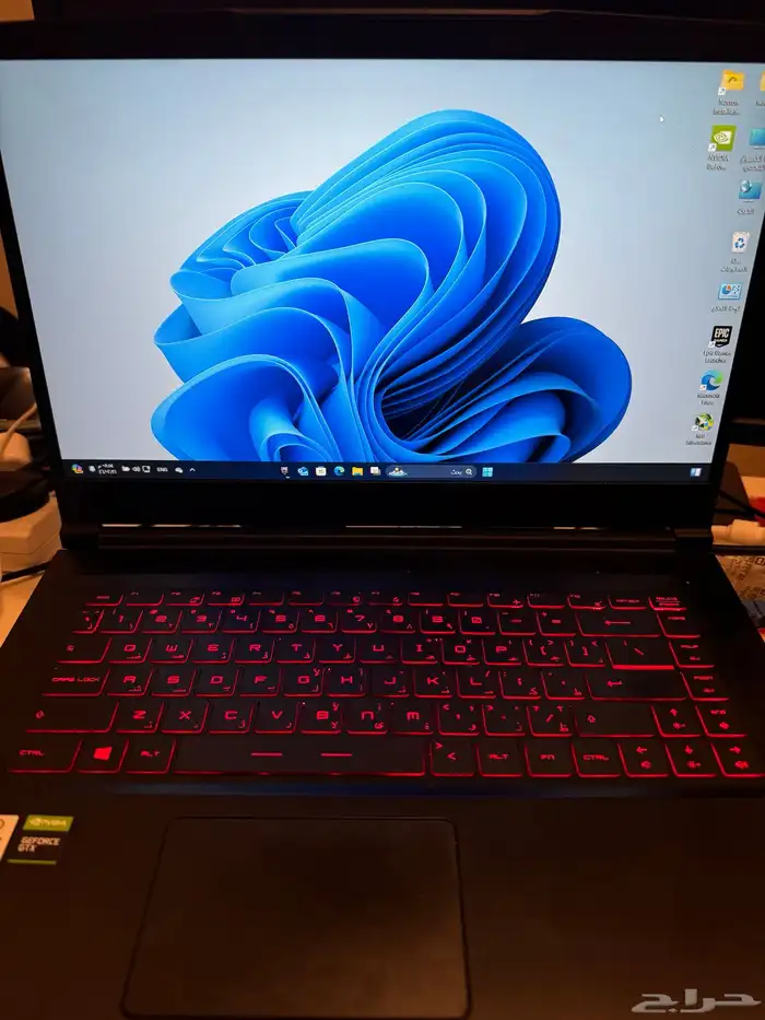 لابتوب قيمنق msi للبيع ب 2200 ريال 2