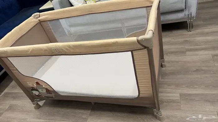 سرير اطفال لون بيج 4