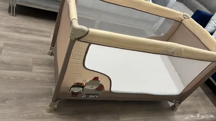 سرير اطفال لون بيج 2