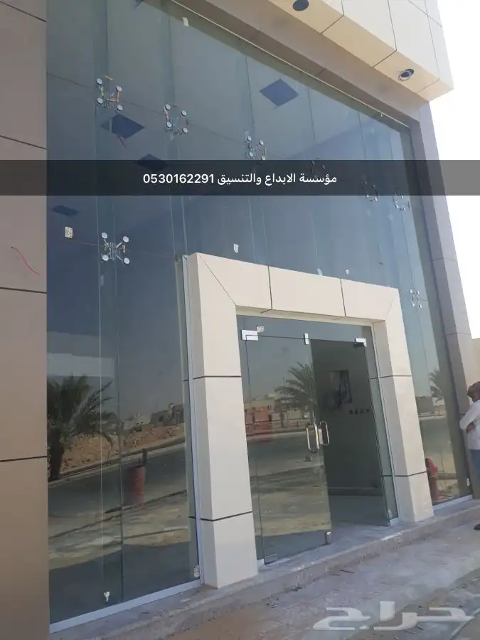 تركيب واجهات زجاج سكريت والمنيوم وواجهات محلات تجاريه 15