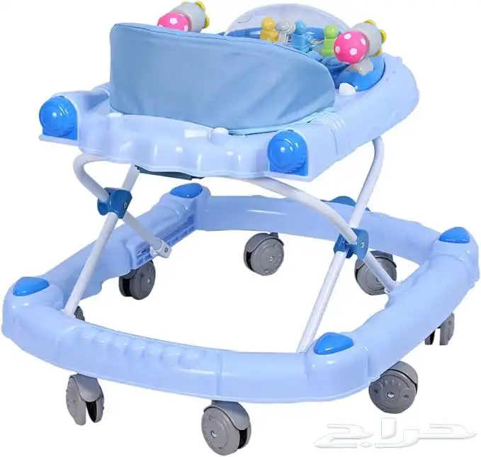 مشاية مواليد صغيرة مع هزاز وبدون هزاز قابلة للطي بعدة الوان 2