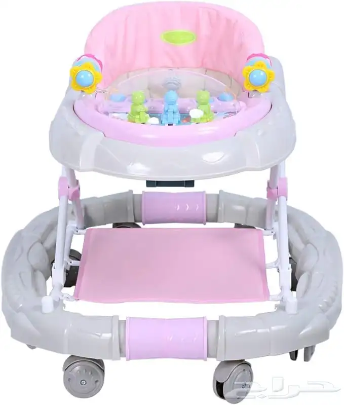 مشاية مواليد صغيرة مع هزاز وبدون هزاز قابلة للطي بعدة الوان 7