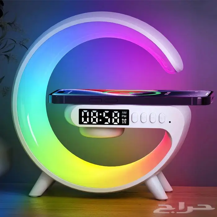 انارة وساعة وسماعة وشاحن لاسلكي 0