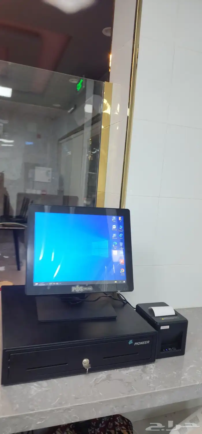 كاشير لمس pos1 معالج i5 رام 4 هارد 128 ssd كامل 0