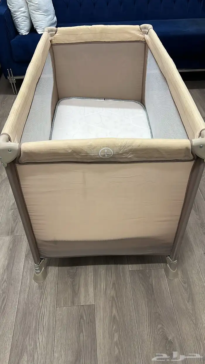 سرير اطفال لون بيج 3