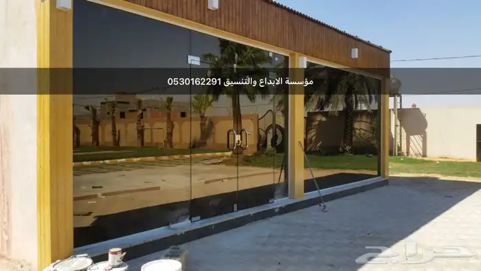 تركيب واجهات زجاج سكريت والمنيوم وواجهات محلات تجاريه 12