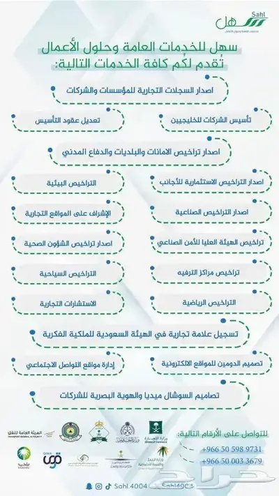 مكتب بوابة سهل للخدمات وحلول الاعمال index