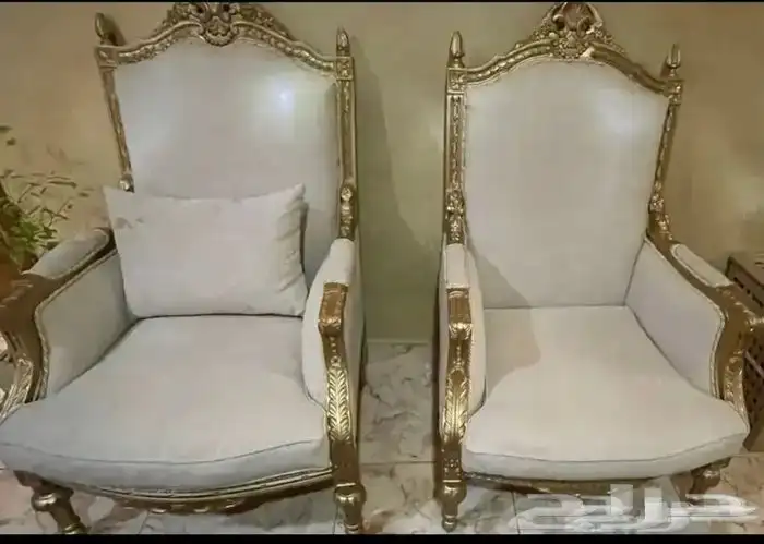 كنب كلاسيك خشب مصري 1