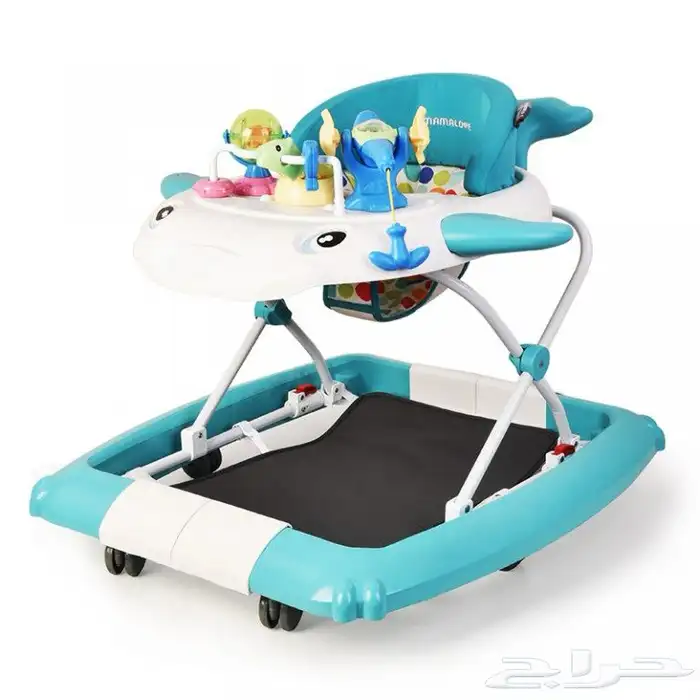 مشاية أطفال ماما لوف بتصميم السمكة مع هزاز وبدون هزاز 0