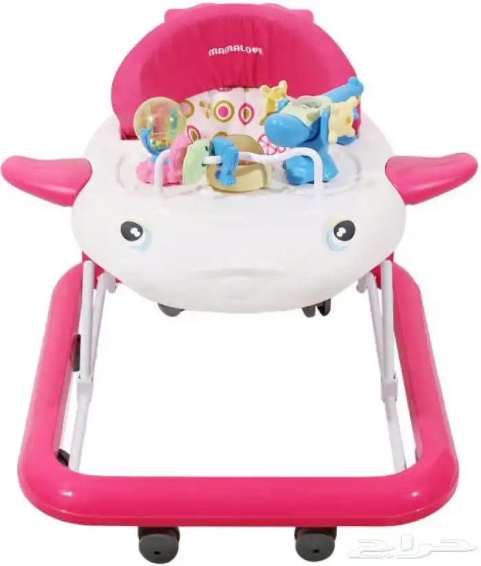 مشاية أطفال ماما لوف بتصميم السمكة مع هزاز وبدون هزاز 2