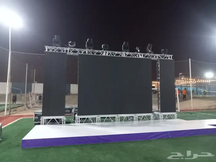 تأجير و بيع شاشات العملاقه وإضاءت المباني ستي كلر 2