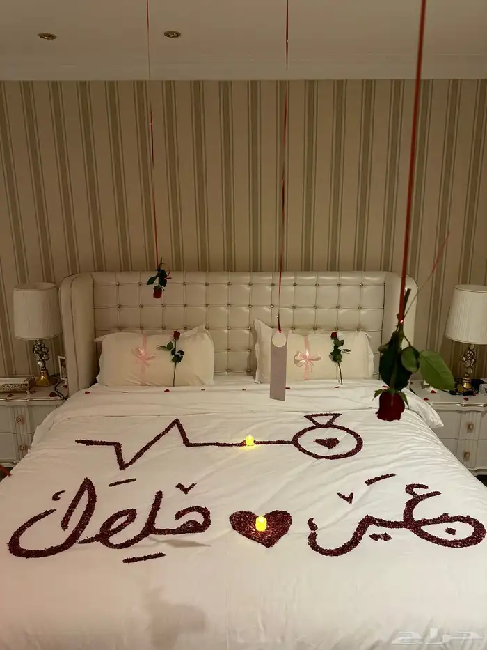 تزين غرفه ورد بالونات ميلاد زواج ذكرى 9