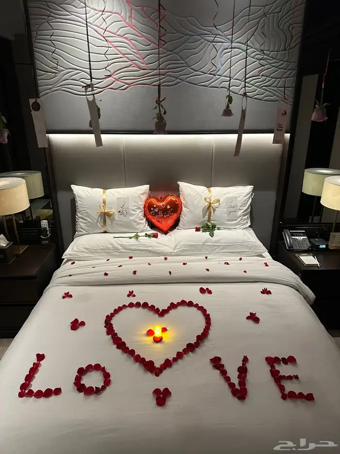 تزين غرفه ورد بالونات ميلاد زواج ذكرى 15