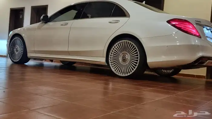 جنوط مرسيدس s كلاس صحن مقاس 22 موديل 2025 32