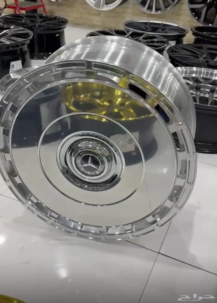 جنوط مرسيدس s كلاس صحن مقاس 22 موديل 2025 13