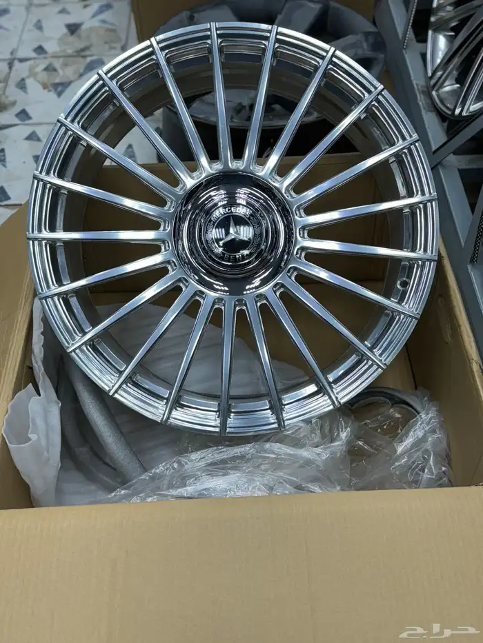 جنوط مرسيدس s كلاس صحن مقاس 22 موديل 2025 35