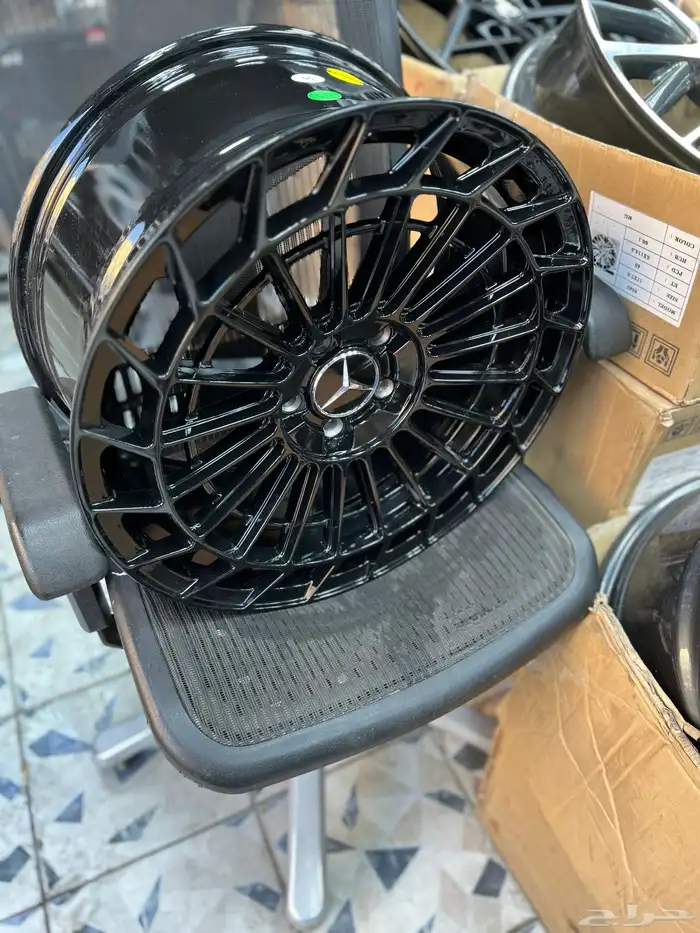 جنوط مرسيدس s كلاس صحن مقاس 22 موديل 2025 57