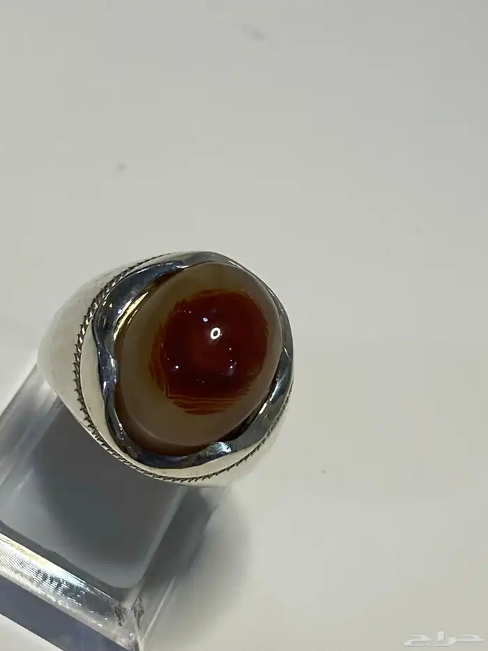 خواتم رجالية عقيق يماني صياغات انيقة 0