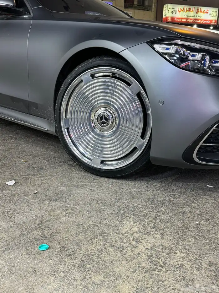 جنوط مرسيدس s كلاس صحن مقاس 22 موديل 2025 1