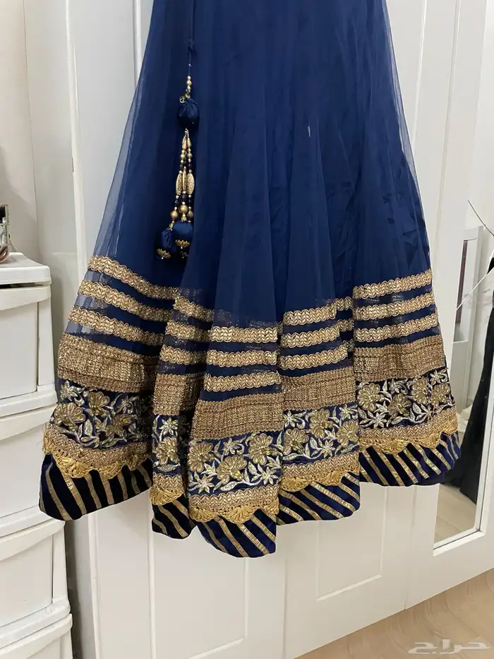 فستان هندي فستان مناسبات فستان ساري هندي لبس هندي 4