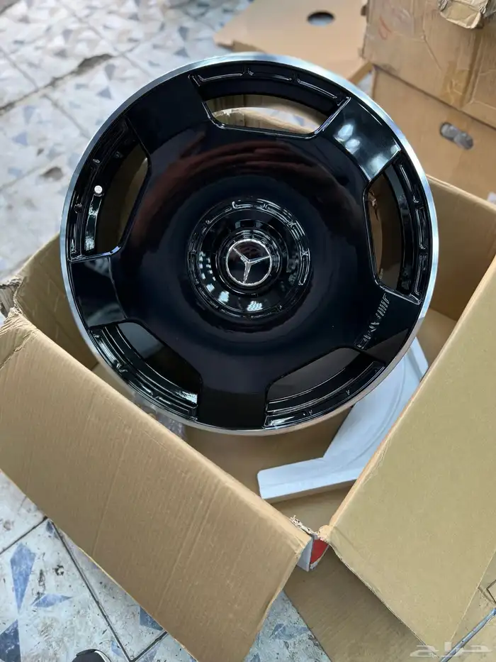 جنوط مرسيدس s كلاس صحن مقاس 22 موديل 2025 64