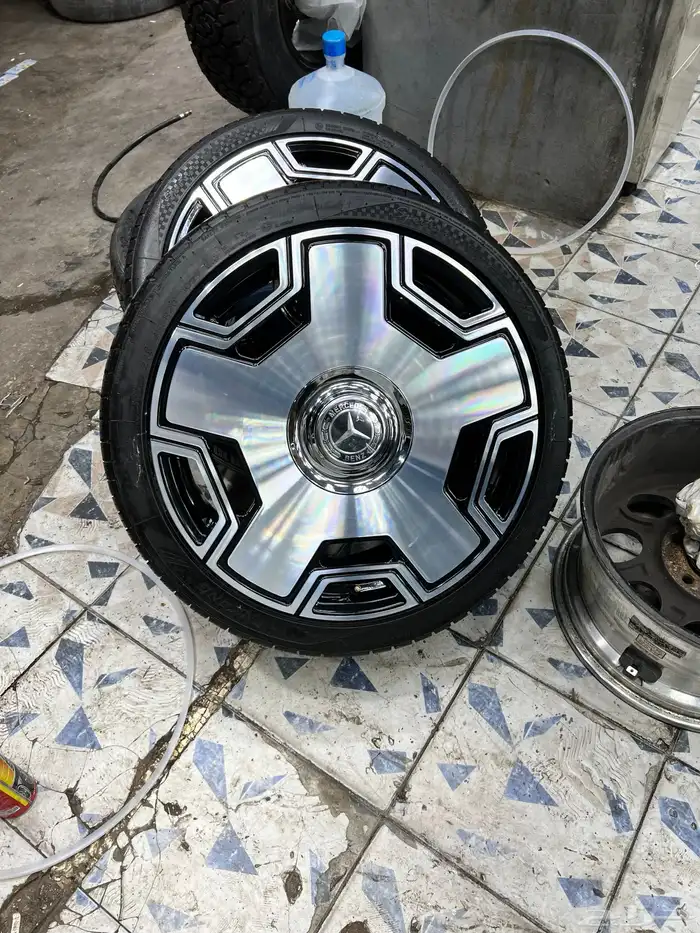 جنوط مرسيدس s كلاس صحن مقاس 22 موديل 2025 54