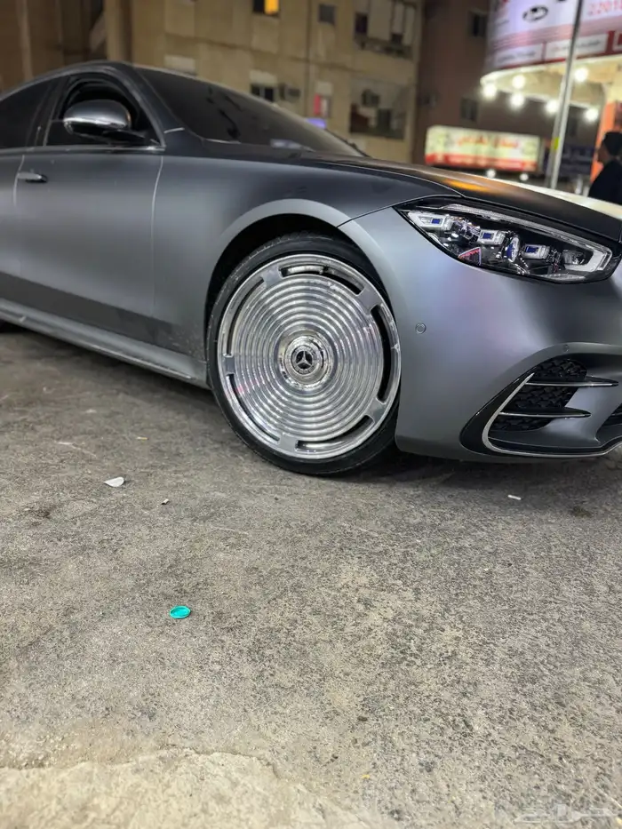 جنوط مرسيدس s كلاس صحن مقاس 22 موديل 2025 8