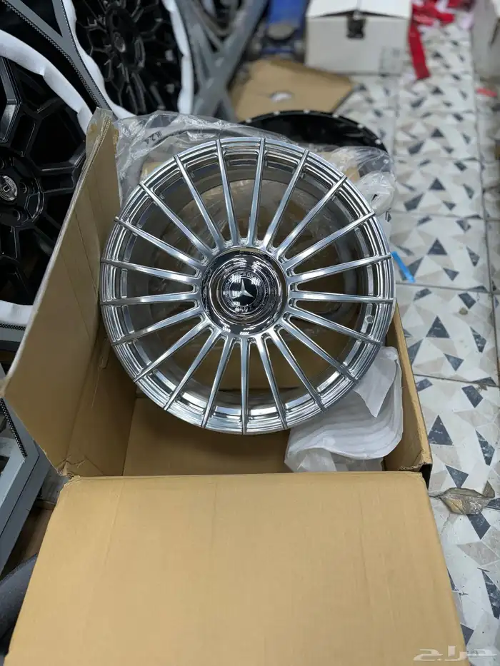 جنوط مرسيدس s كلاس صحن مقاس 22 موديل 2025 41