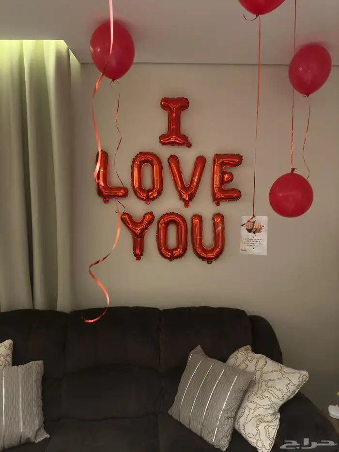 تزين غرفه ورد بالونات ميلاد زواج ذكرى 17