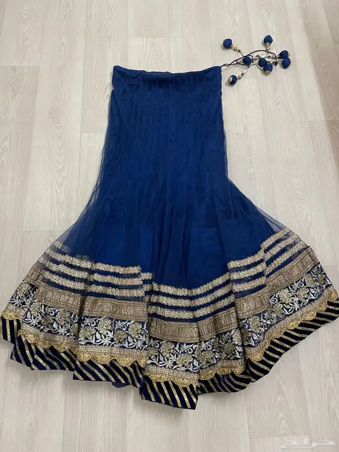 فستان هندي فستان مناسبات فستان ساري هندي لبس هندي 0