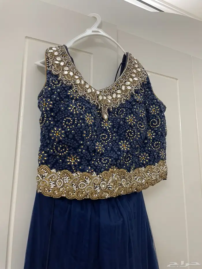 فستان هندي فستان مناسبات فستان ساري هندي لبس هندي 1